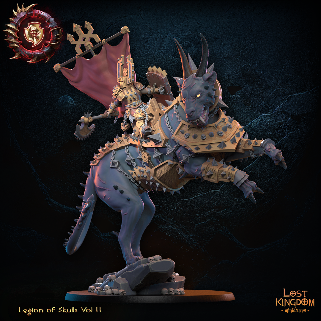 Skull Lord on Demonic Mount, Legion of Skulls, Lost Kingdom - Image 2