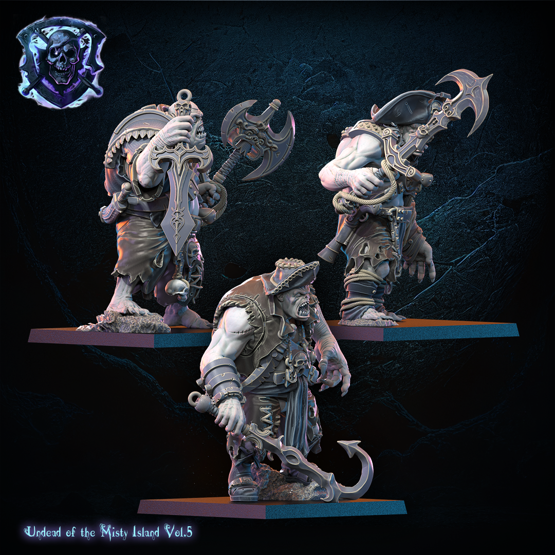 Undead Ogre Unit including Command Group, Undead of the Misty Island, Lost Kingdom - Image 5