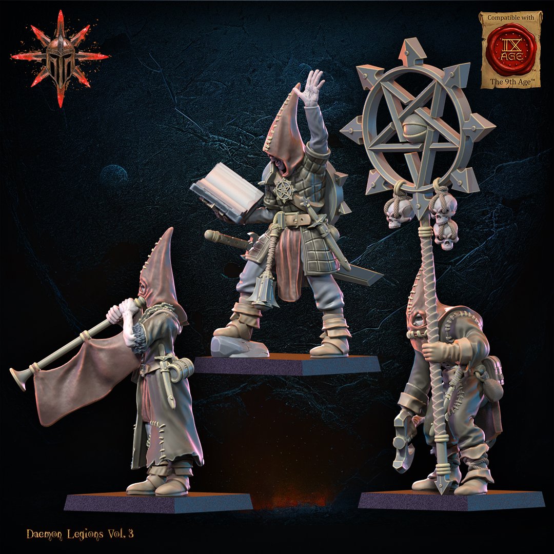 Cultists including Command Group, Warriors of the Dark Gods, Lost Kingdom - Image 9