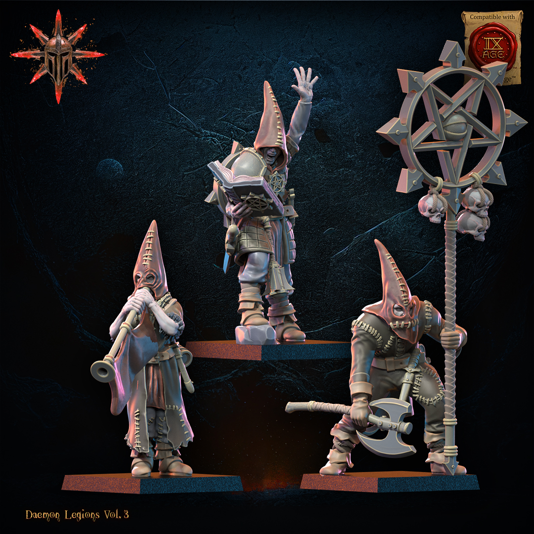 Cultists including Command Group, Warriors of the Dark Gods, Lost Kingdom - Image 8