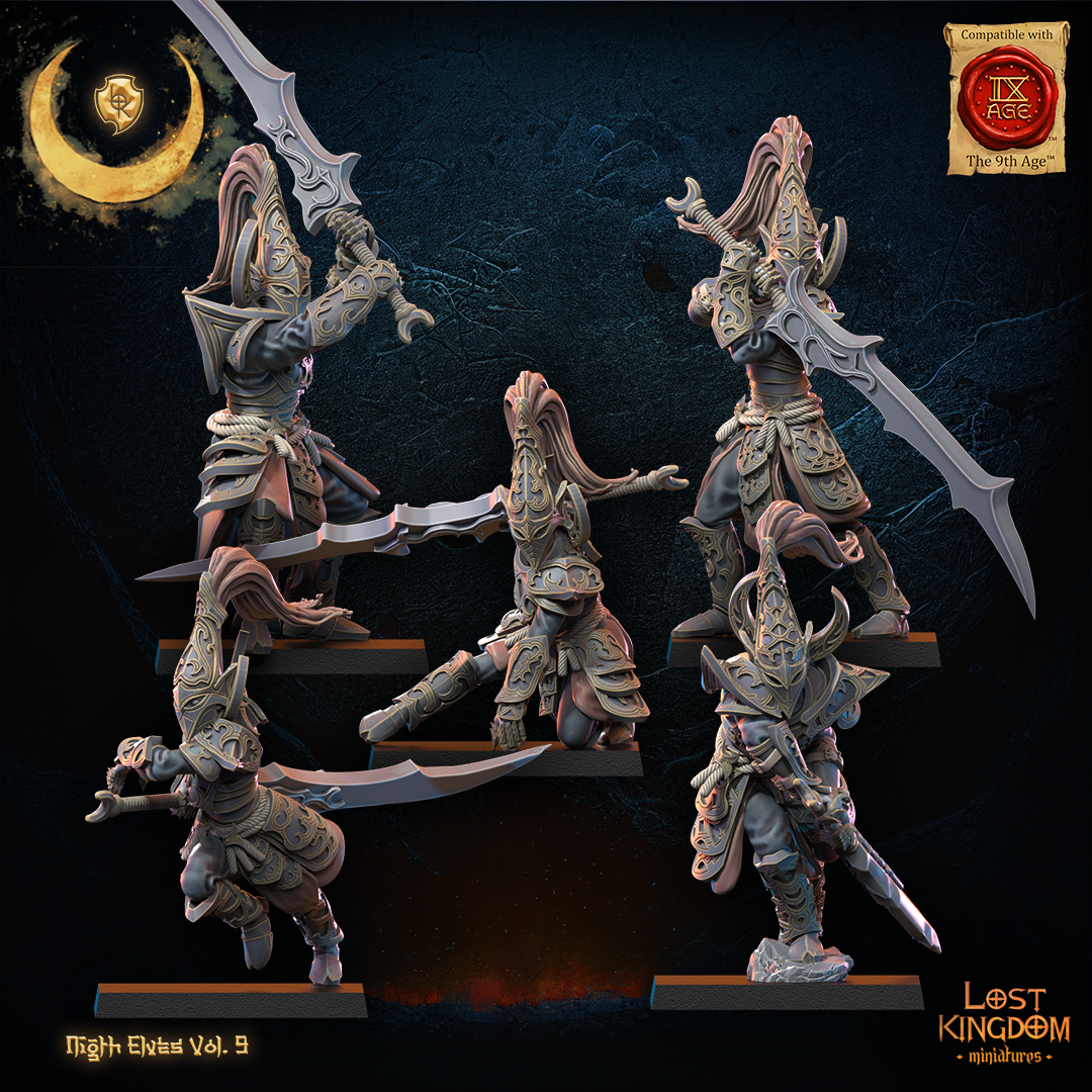 Tsurugi Regiment including Command Group, Night Elves, Lost Kingdom