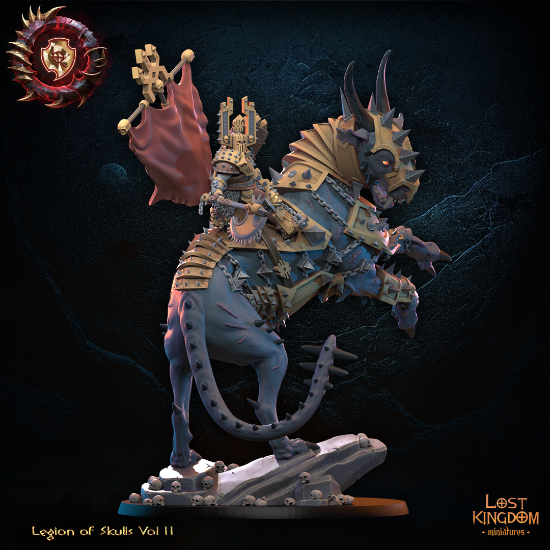 Skull Lord on Demonic Mount, Legion of Skulls, Lost Kingdom - Image 4