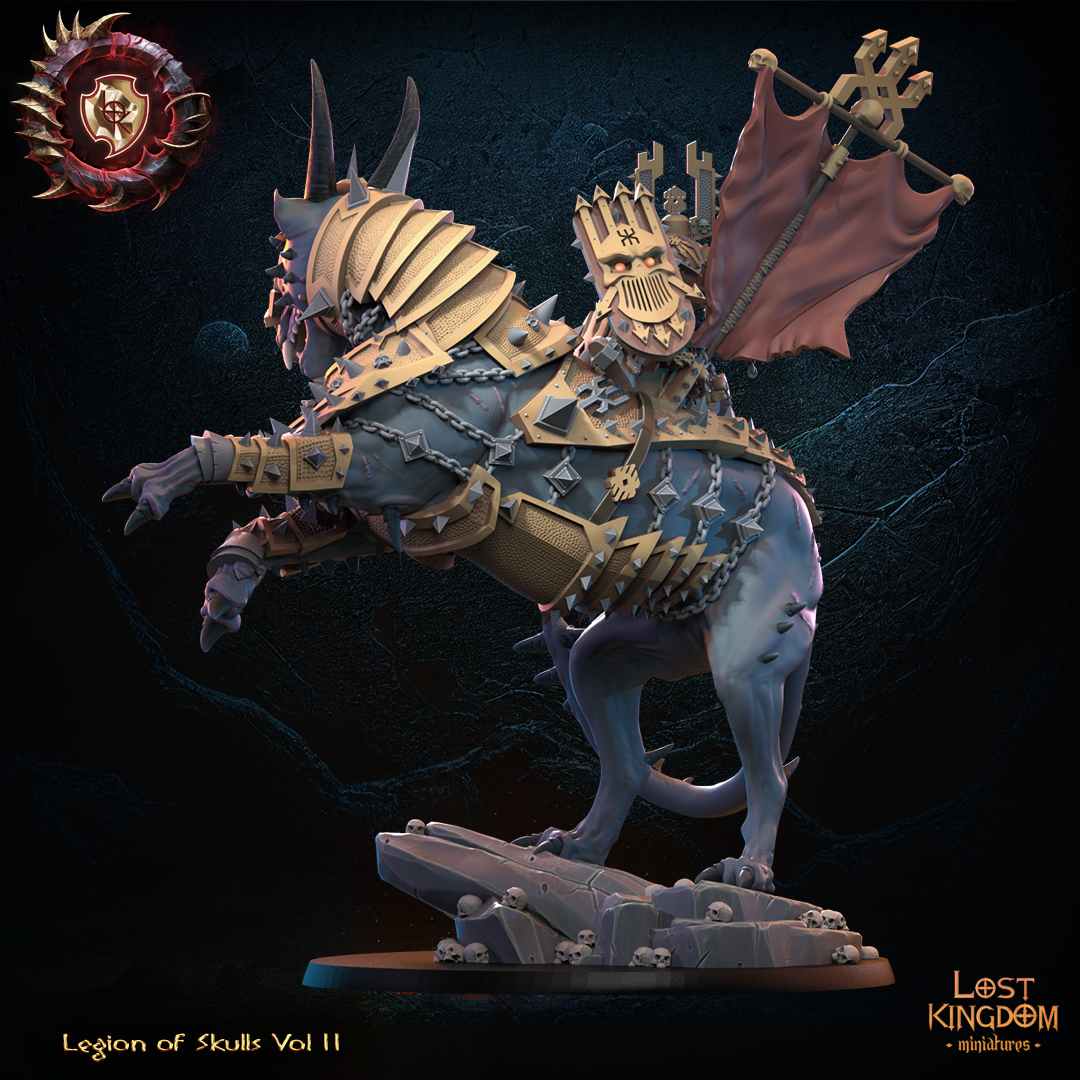 Skull Lord on Demonic Mount, Legion of Skulls, Lost Kingdom - Image 5