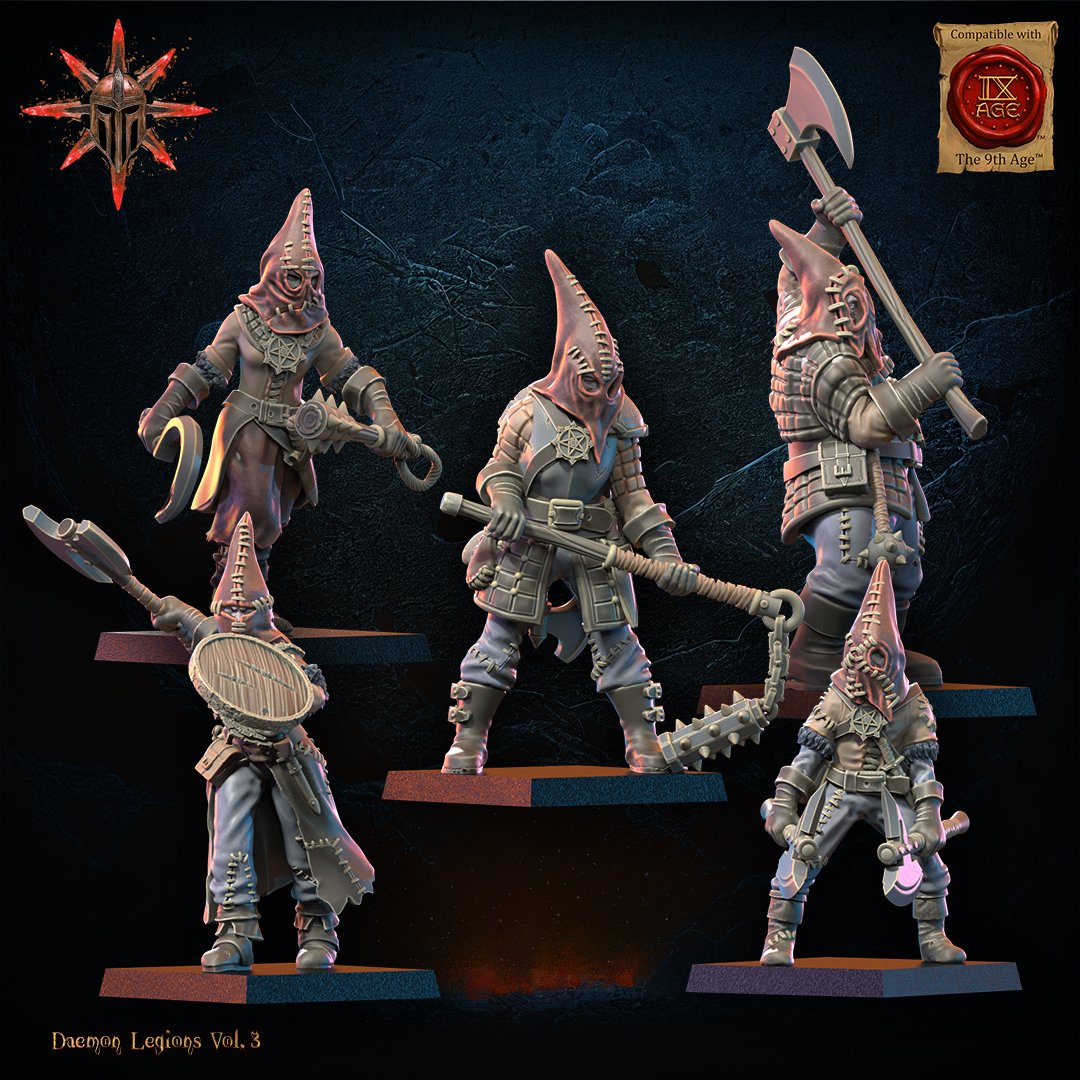 Cultists including Command Group, Warriors of the Dark Gods, Lost Kingdom - Image 5