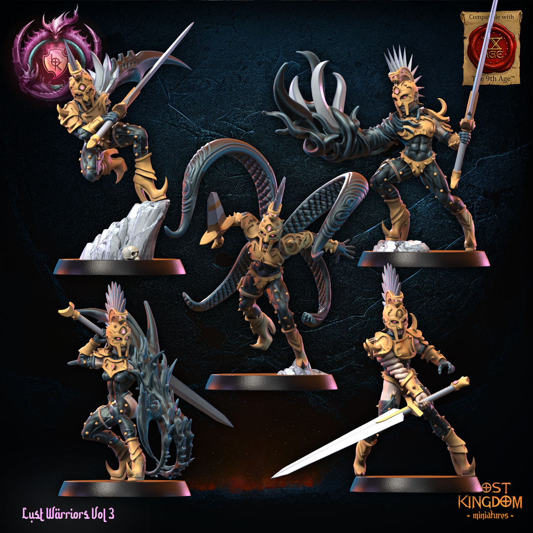 Lust Fallen including Command Group, Lust Warriors, Lost Kingdom