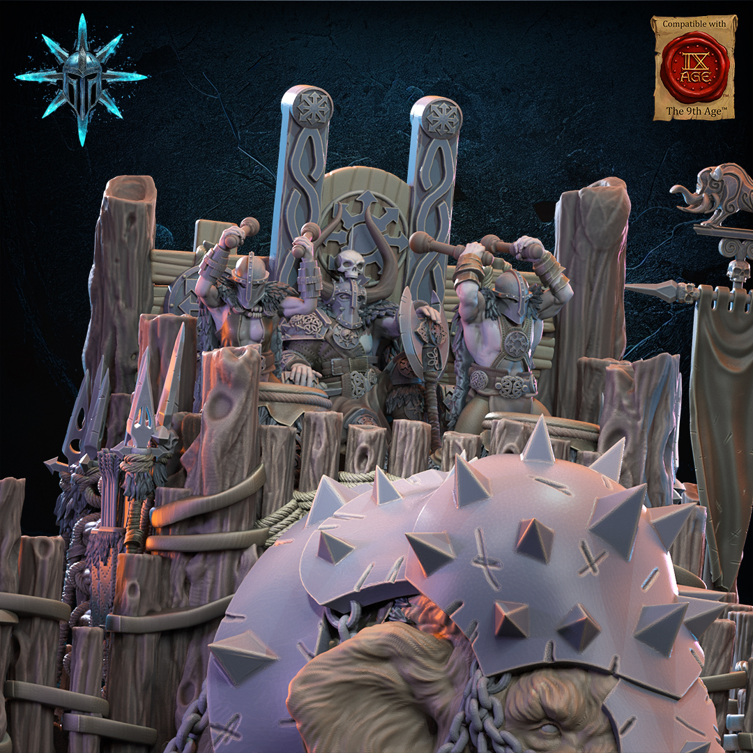 Wasteland War Mammoth, Warriors of the Dark Gods, Lost Kingdom - Image 5