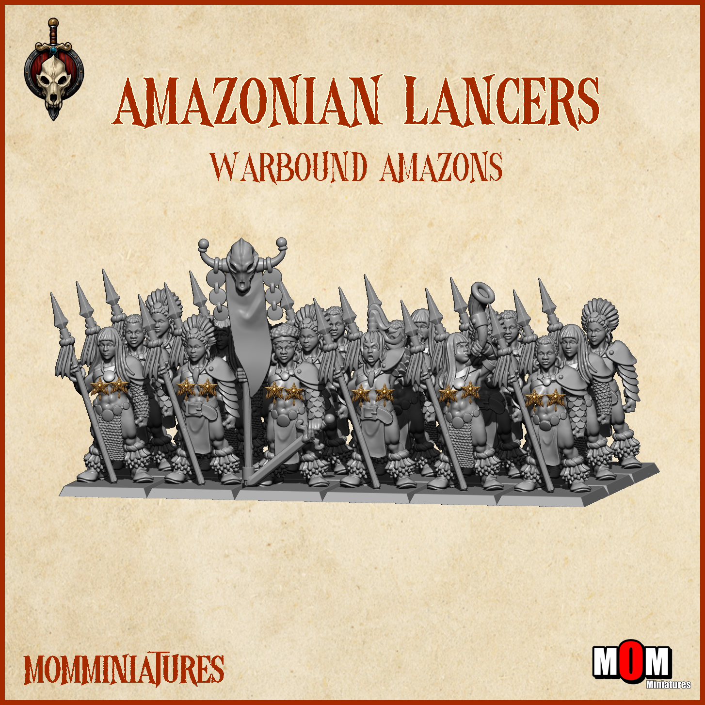 Amazonian Army Bundle, Warbound Amazons - MoM Miniatures - Image 2