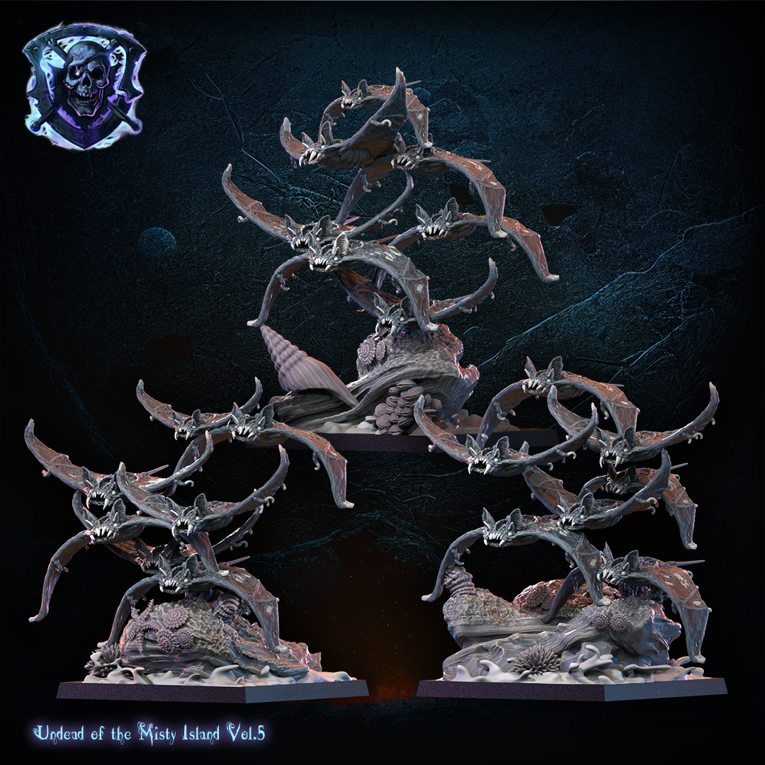 Bat Manta Swarms, Undead of the Misty Island, Lost Kingdom - Image 3