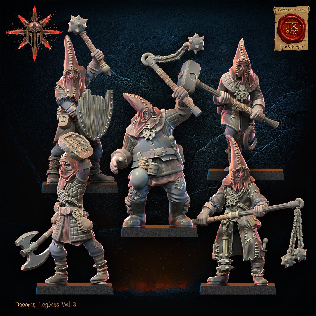 Cultists including Command Group, Warriors of the Dark Gods, Lost Kingdom - Image 4