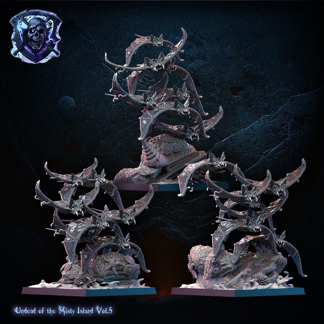 Bat Manta Swarms, Undead of the Misty Island, Lost Kingdom