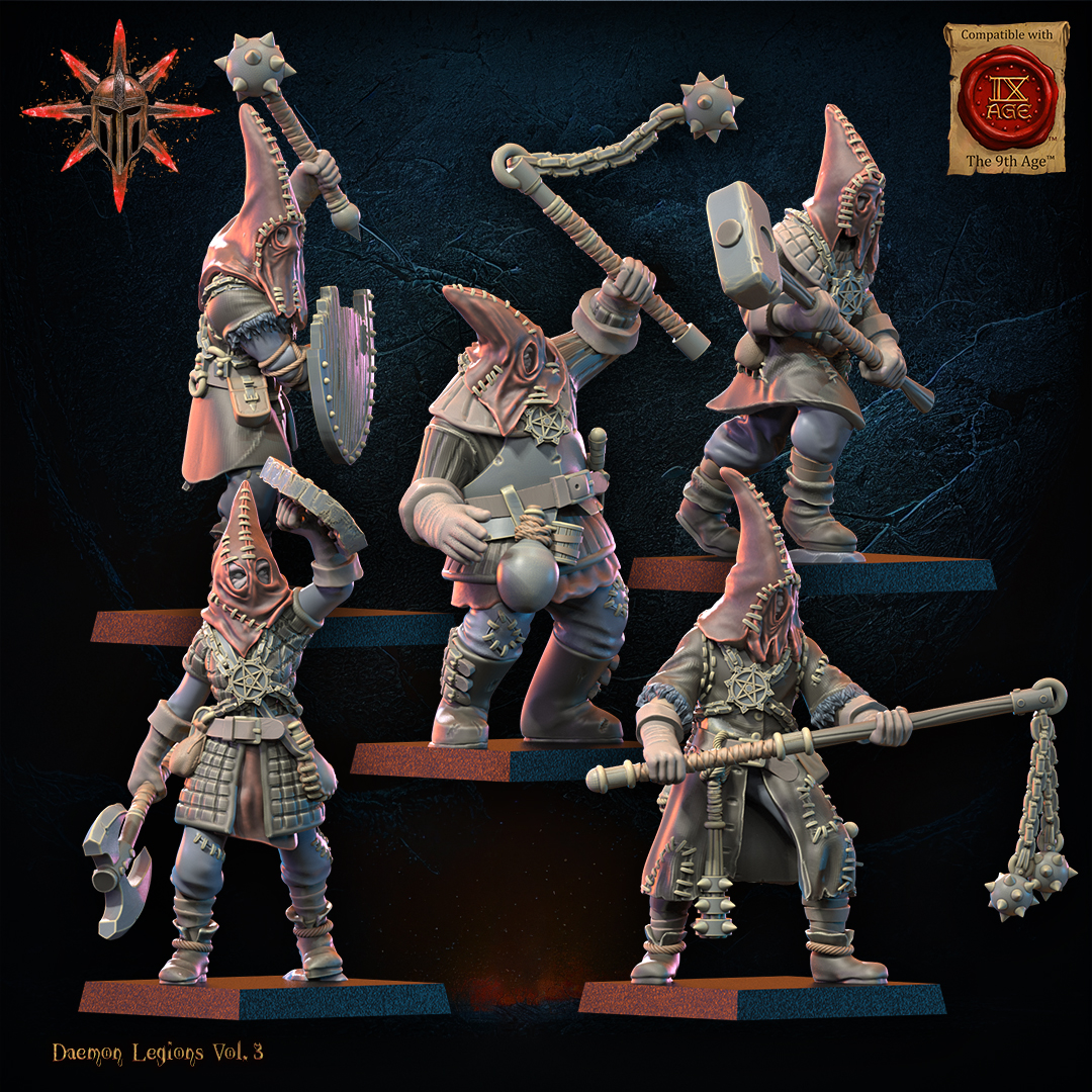 Cultists including Command Group, Warriors of the Dark Gods, Lost Kingdom - Image 3