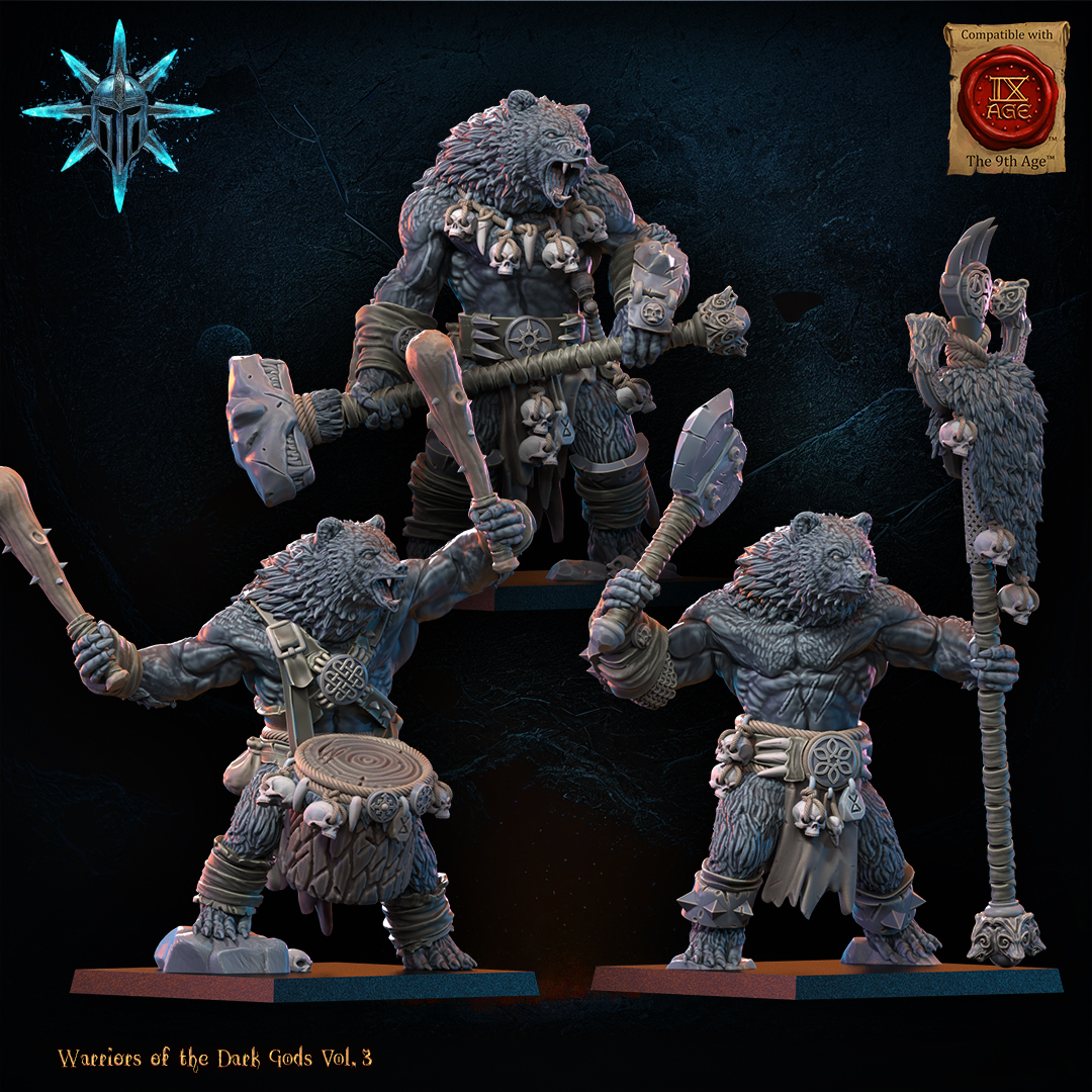 Werebears Unit including Command Group, Warriors of the Dark Gods, Lost Kingdom - Image 6