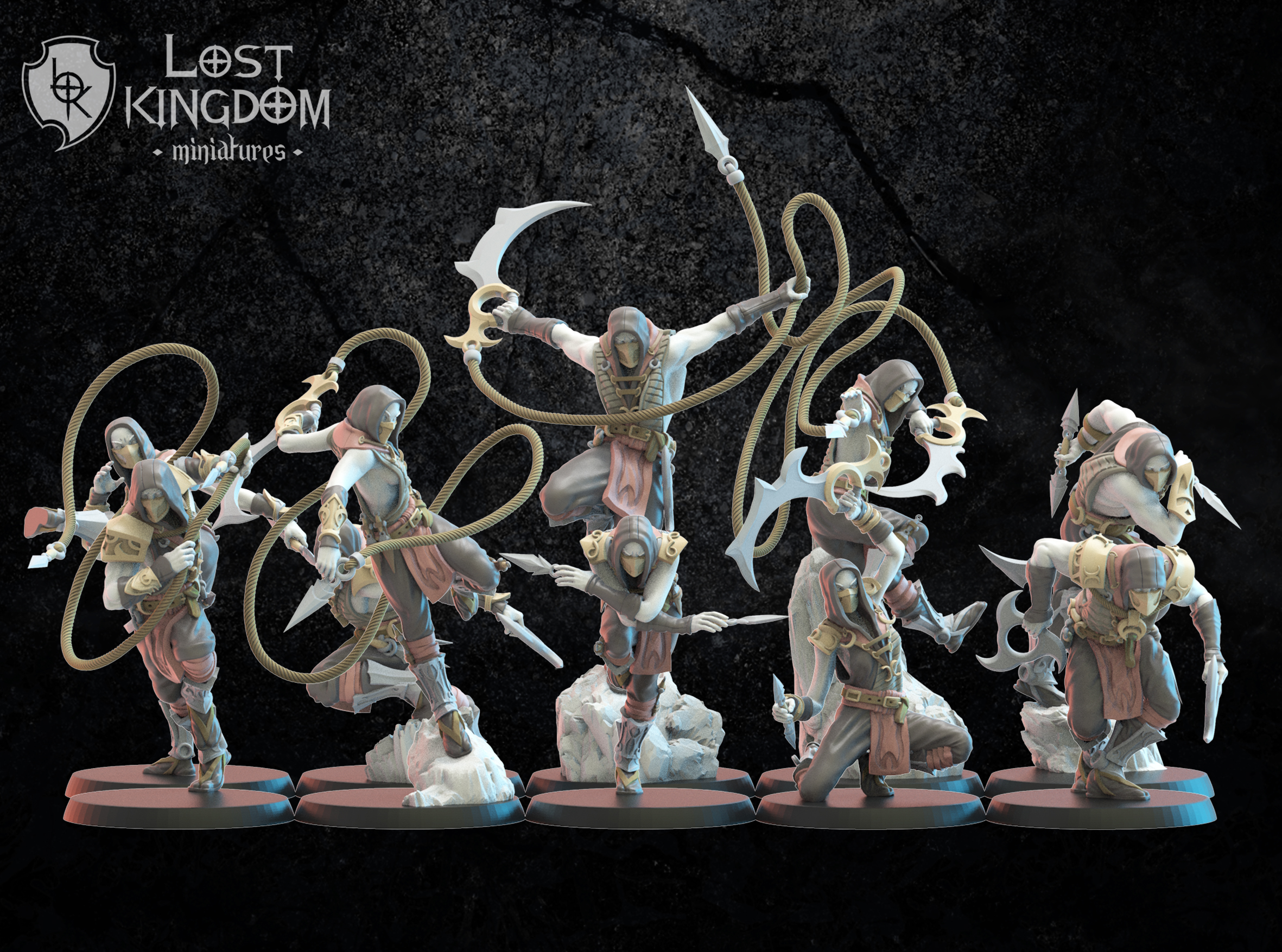 Dākumūn Shinobi Regiment including Command Group, Night Elves, Lost Kingdom