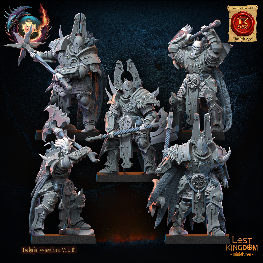 Chosen of Nukuja Regiment including Command Group, Nukuja Warriors, Lost Kingdom - Image 3