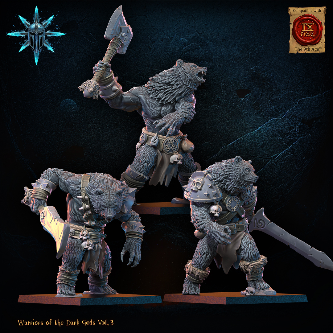 Werebears Unit including Command Group, Warriors of the Dark Gods, Lost Kingdom - Image 2