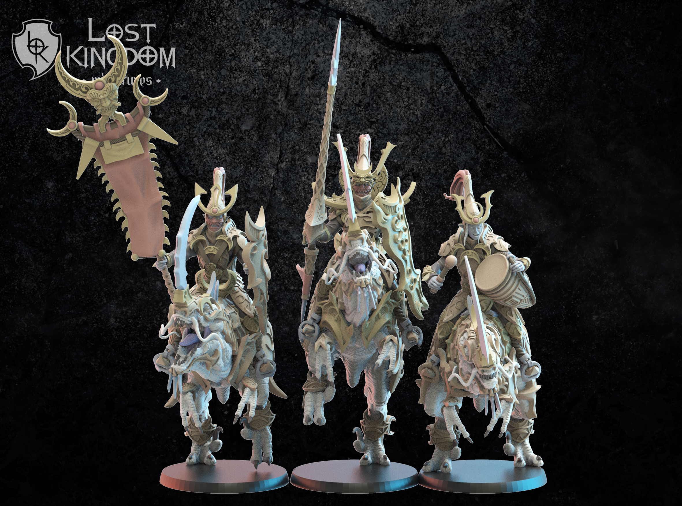 Nightfall Knights on Kyōryū Regiment including Command Group , Night Elves, Lost Kingdom - Image 3