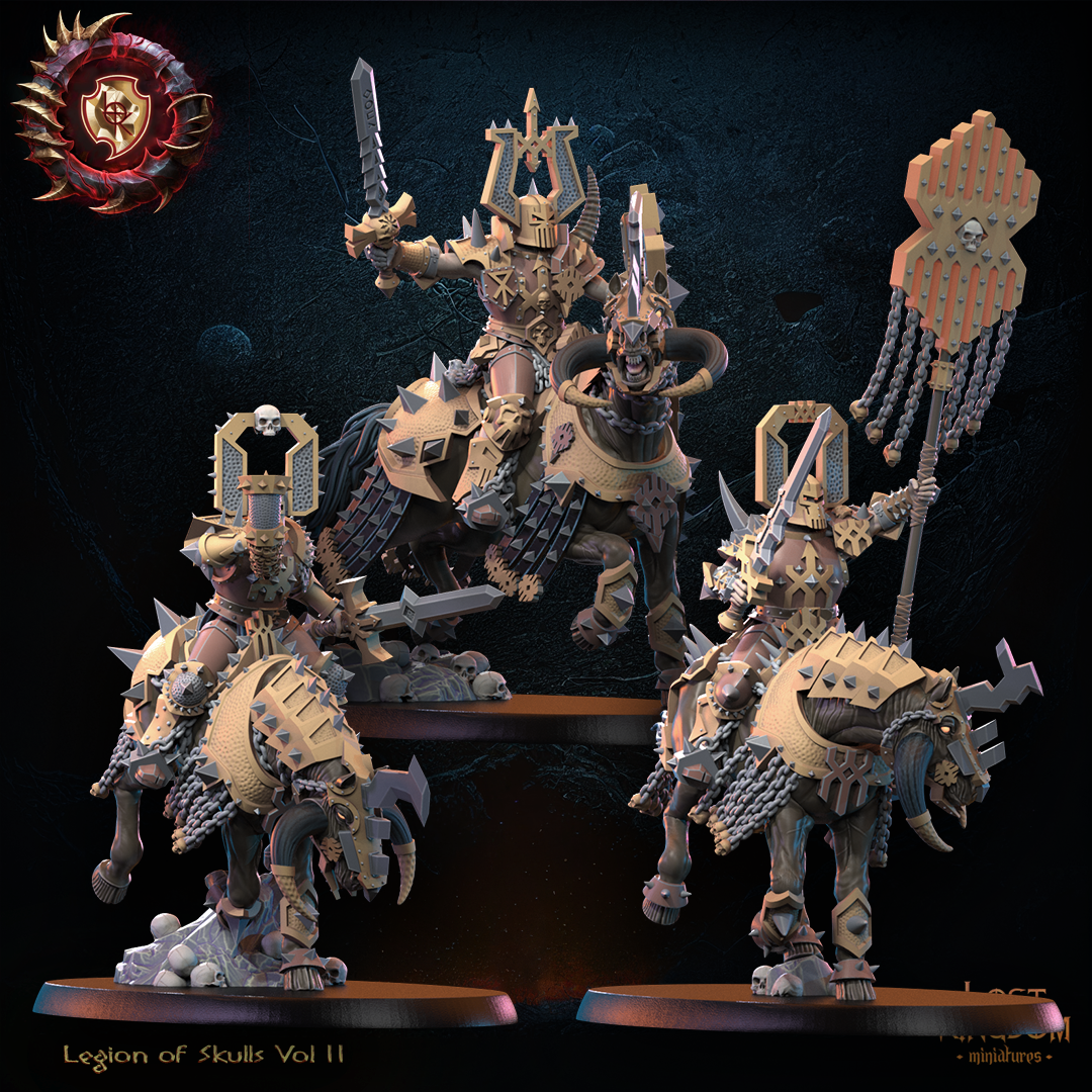 Skull Knights Unit including Command Group , Legion of Skulls, Lost Kingdom - Image 5