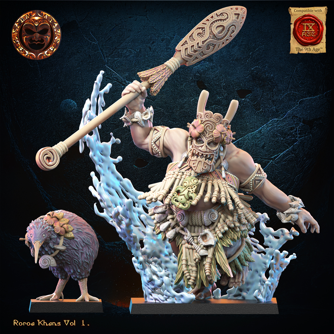Hinewai, Tohunga with familiar, Roroa Khans, Lost Kingdom