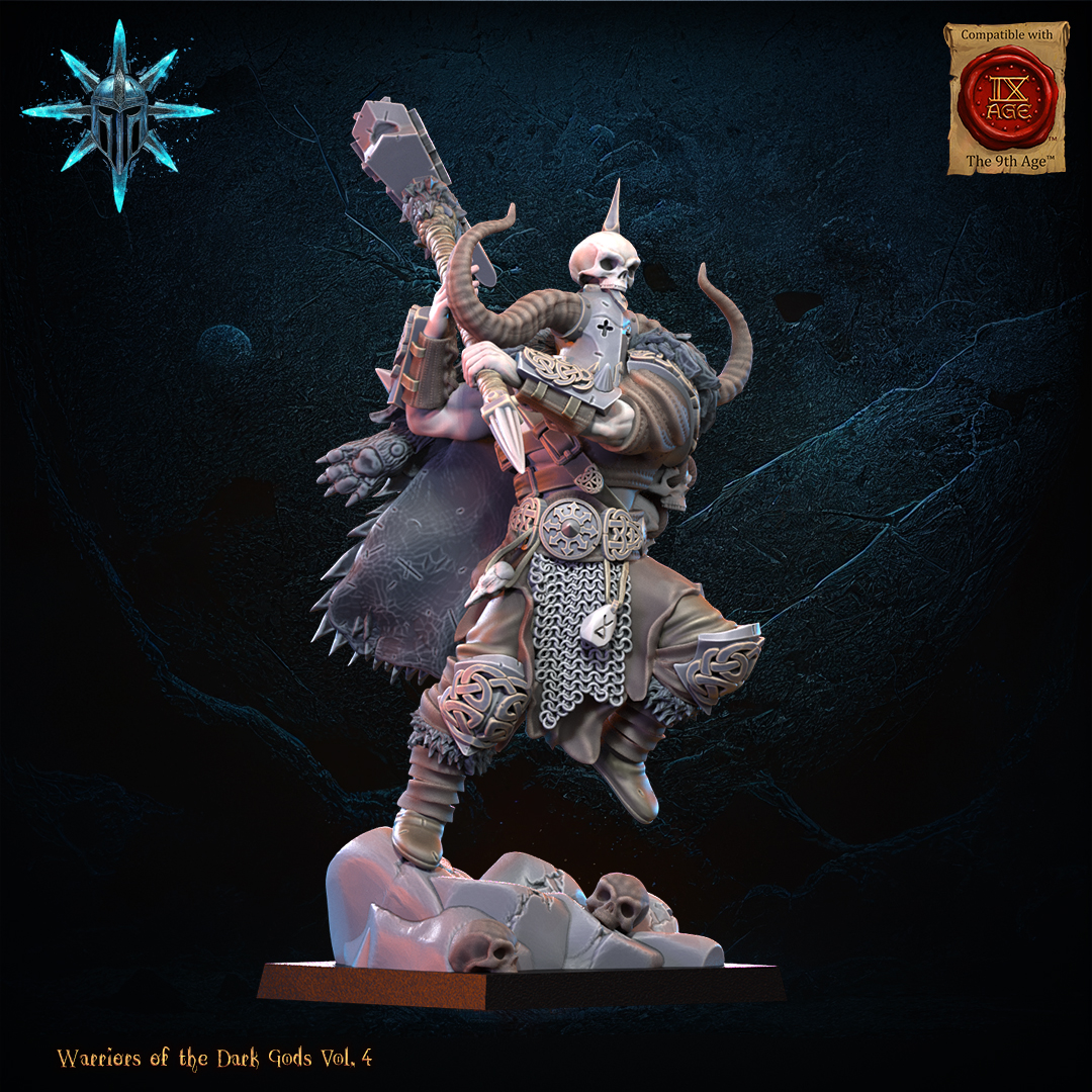 Heavy Weapon Barbarian Chief, Warriors of the Dark Gods, Lost Kingdom - Image 3