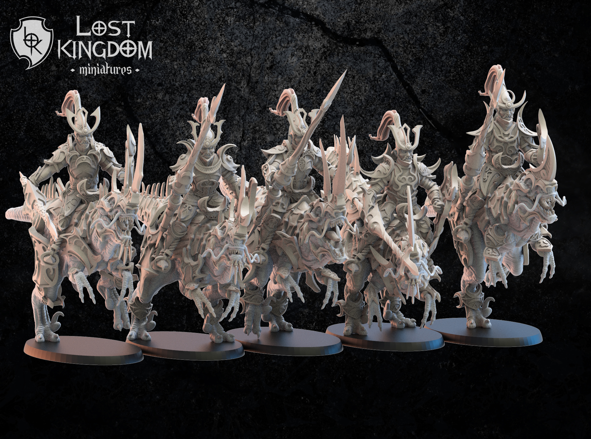 Nightfall Knights on Kyōryū Regiment including Command Group , Night Elves, Lost Kingdom - Image 5