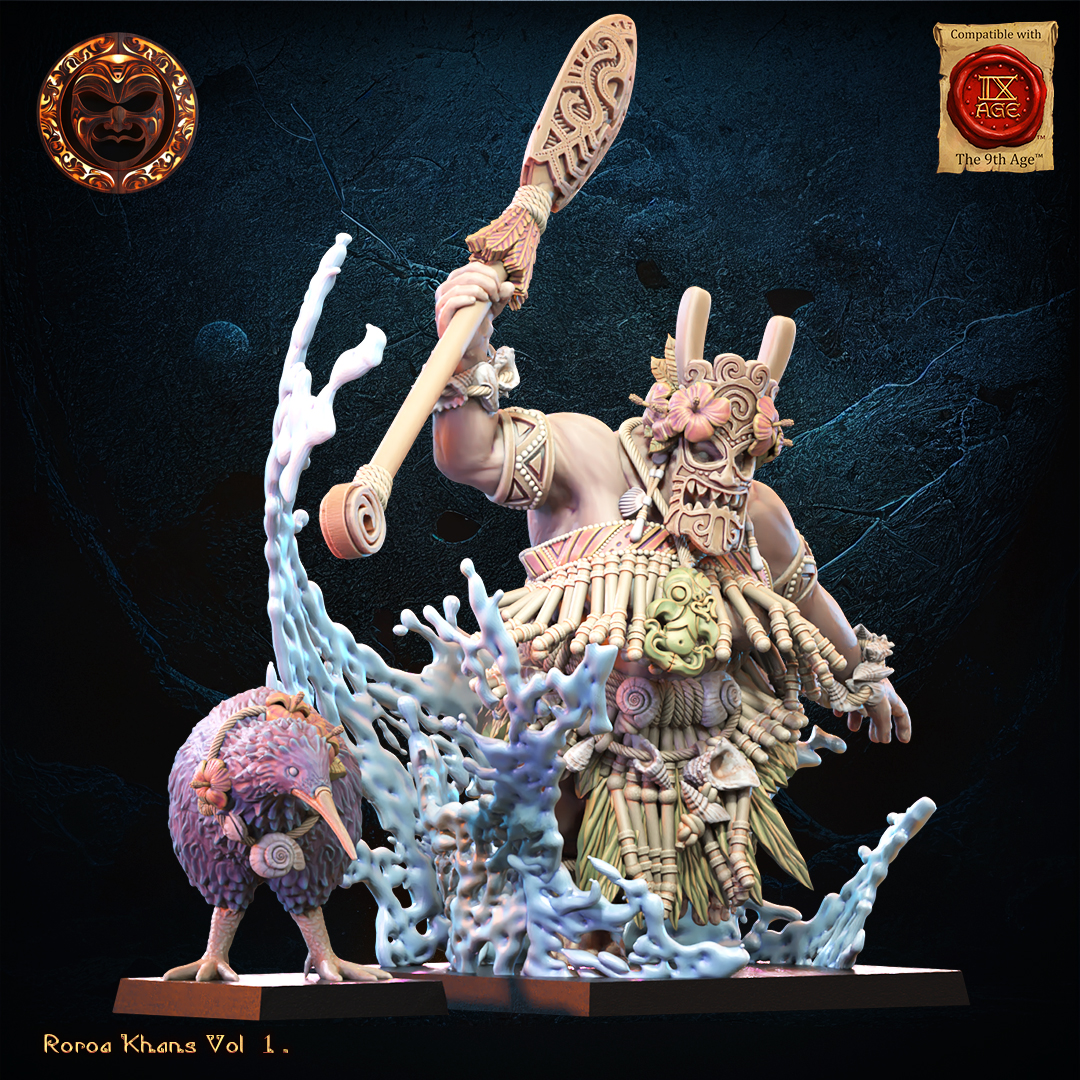 Hinewai, Tohunga with familiar, Roroa Khans, Lost Kingdom - Image 3