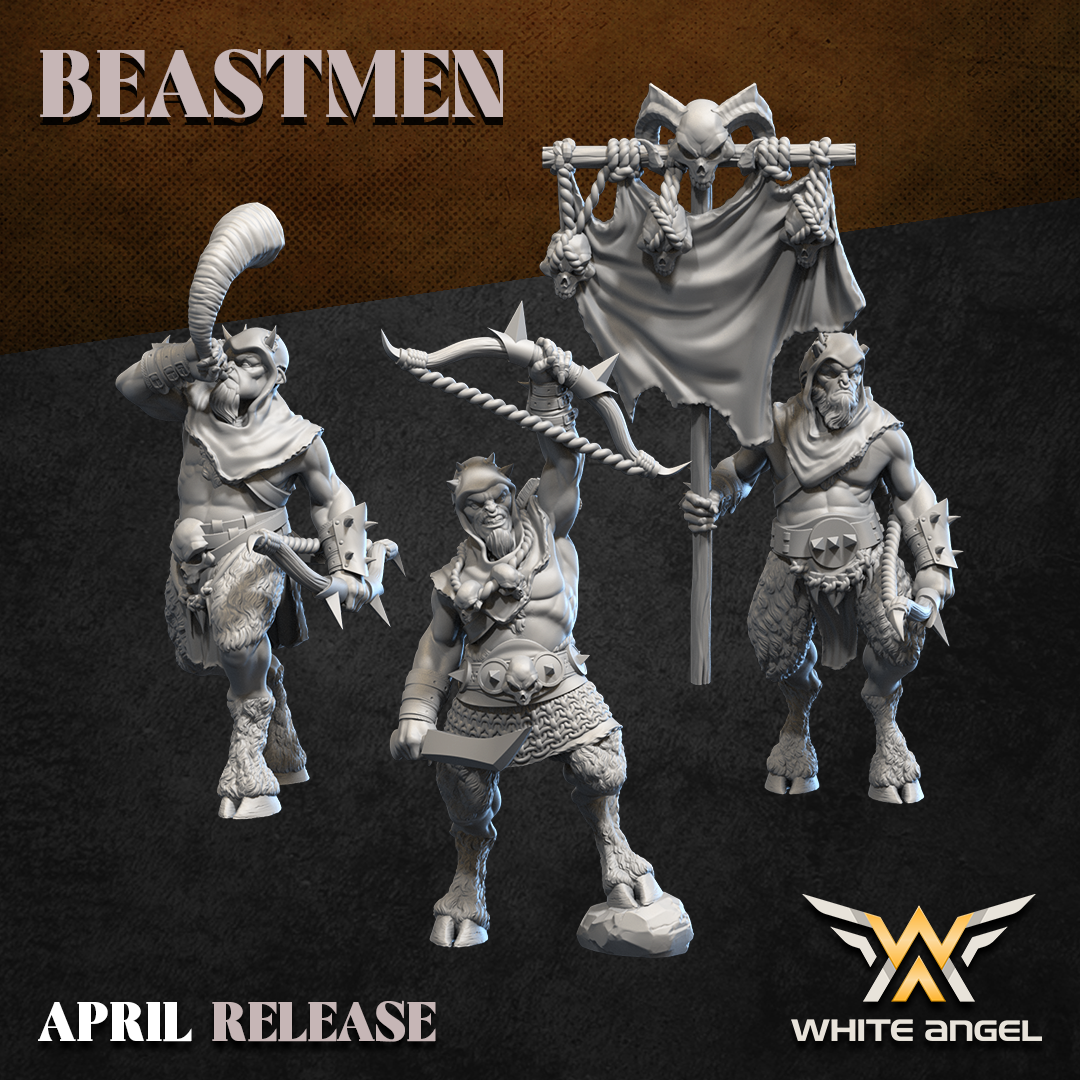 Beast Archer, Beastmen, White Angel Miniatures - Image 5