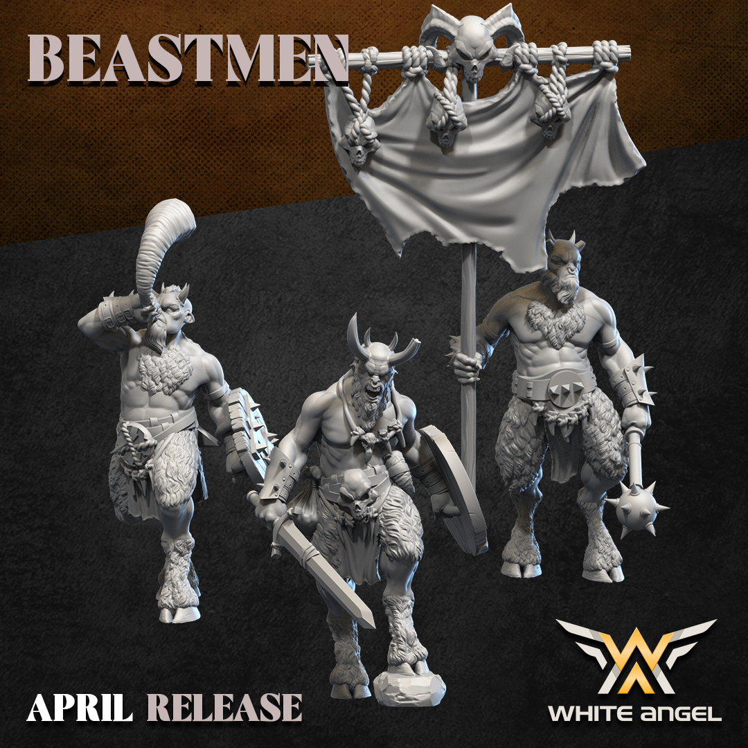 Beast Infantry, Beastmen, White Angel Miniatures - Image 8