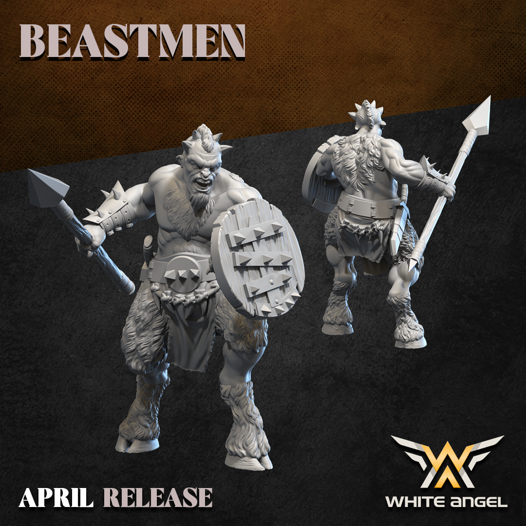 Beast Infantry, Beastmen, White Angel Miniatures - Image 9