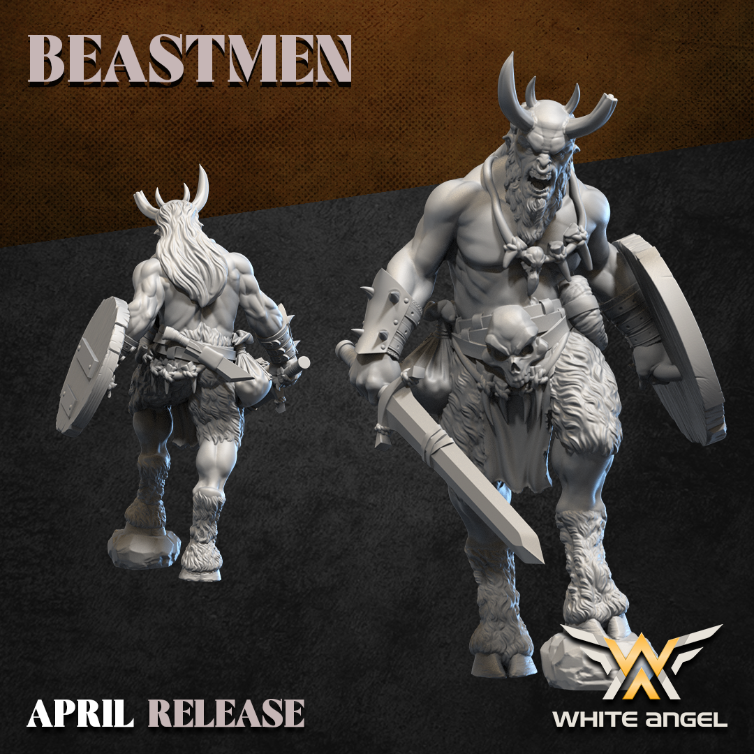 Beast Infantry, Beastmen, White Angel Miniatures - Image 5