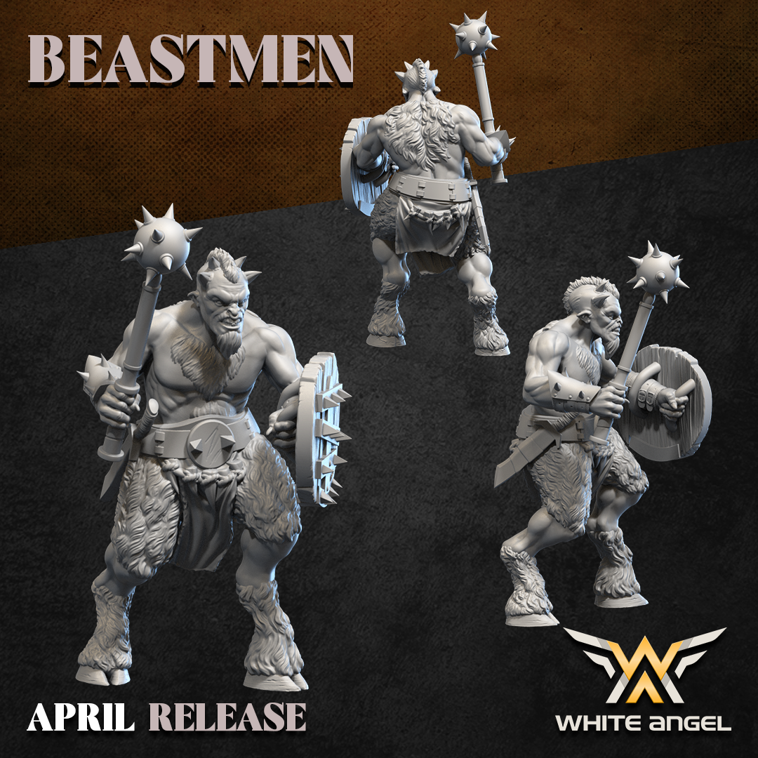 Beast Infantry, Beastmen, White Angel Miniatures - Image 6