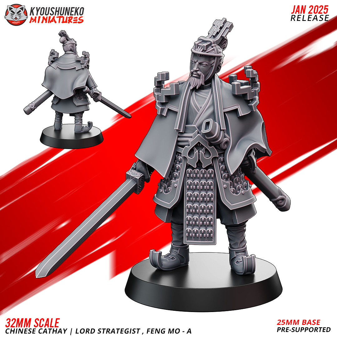 Lord Strategist Feng Mo, Chinese Cathay, Kyoushuneko Miniatures