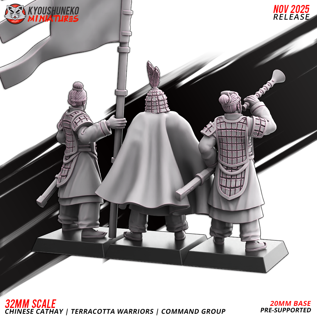 Terracotta Warriors Command Group, Chinese Cathay, Kyoushuneko Miniatures - Image 3