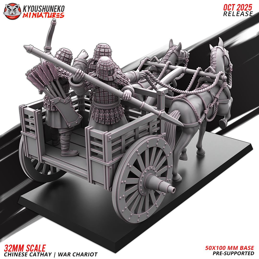 War Chariot, Chinese Cathay, Kyoushuneko Miniatures - Image 4