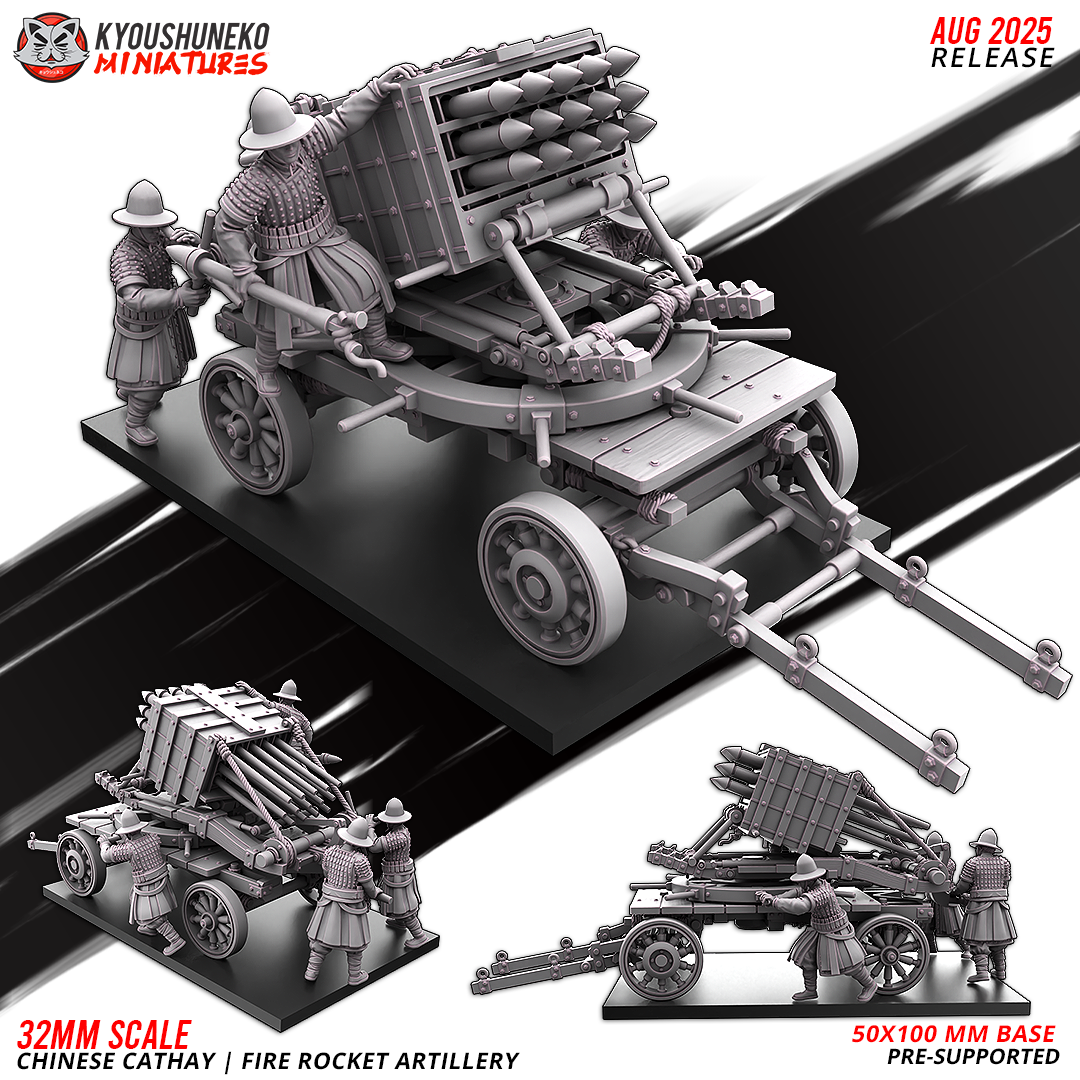 Fire Rocket Artillery, Chinese Cathay, Kyoushuneko Miniatures