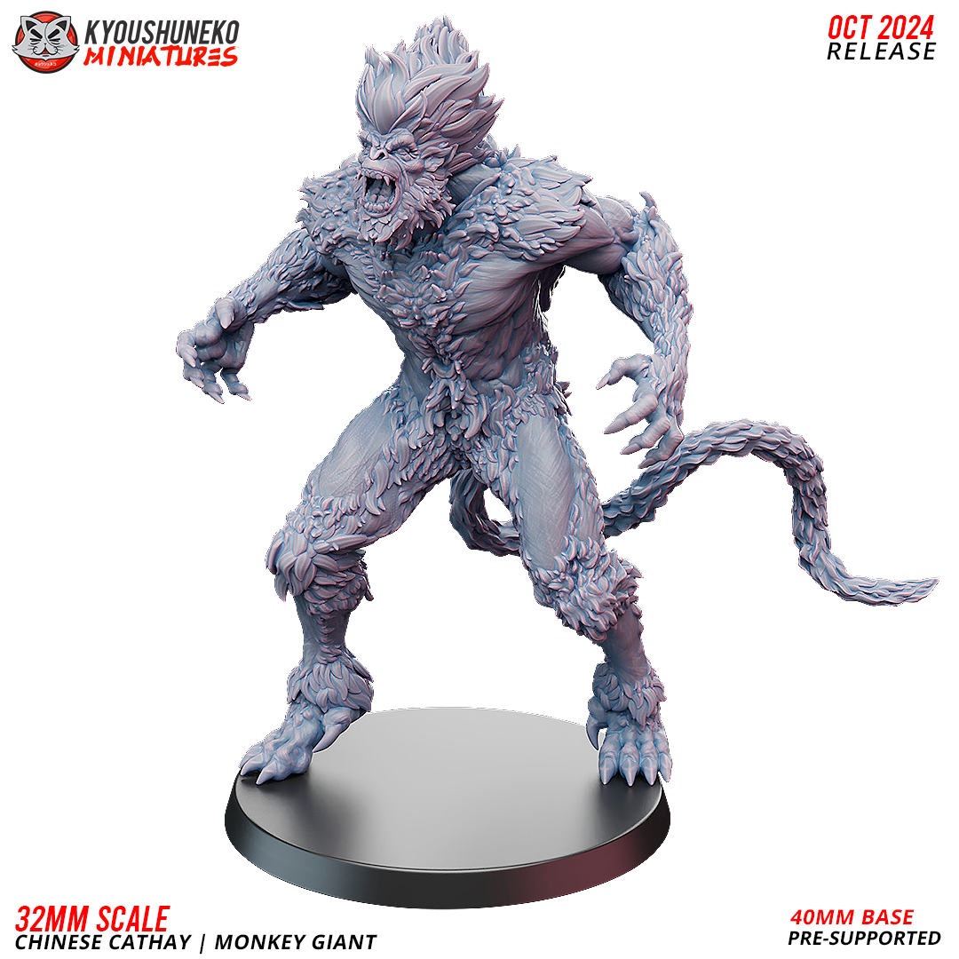 Monkey Giant, Chinese Cathay, Kyoushuneko Miniatures