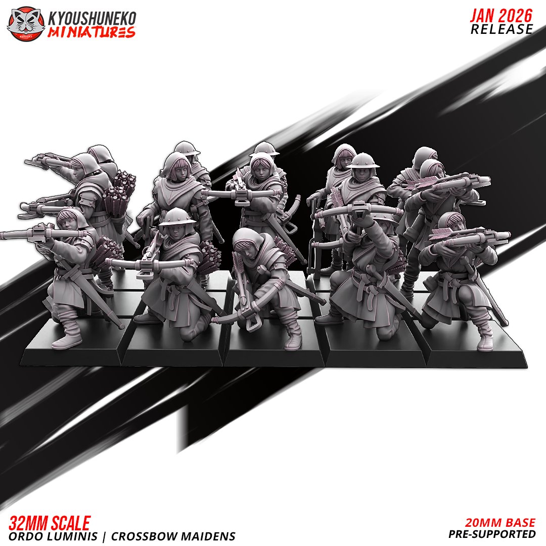 Crossbow Maiden, Ordo Luminis, Kyoushuneko Miniatures