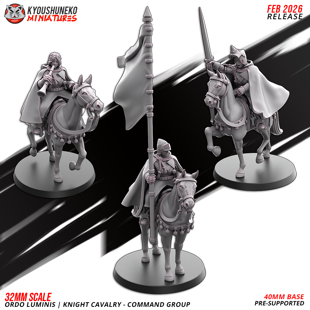 Knight Cavalry - Lancers, Ordo Luminis, Kyoushuneko Miniatures - Image 5