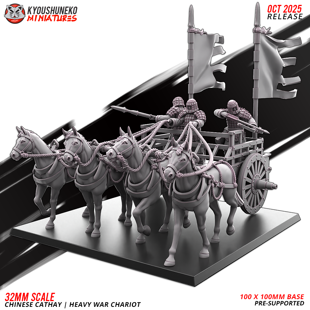 Heavy War Chariot, Chinese Cathay, Kyoushuneko Miniatures - Image 8