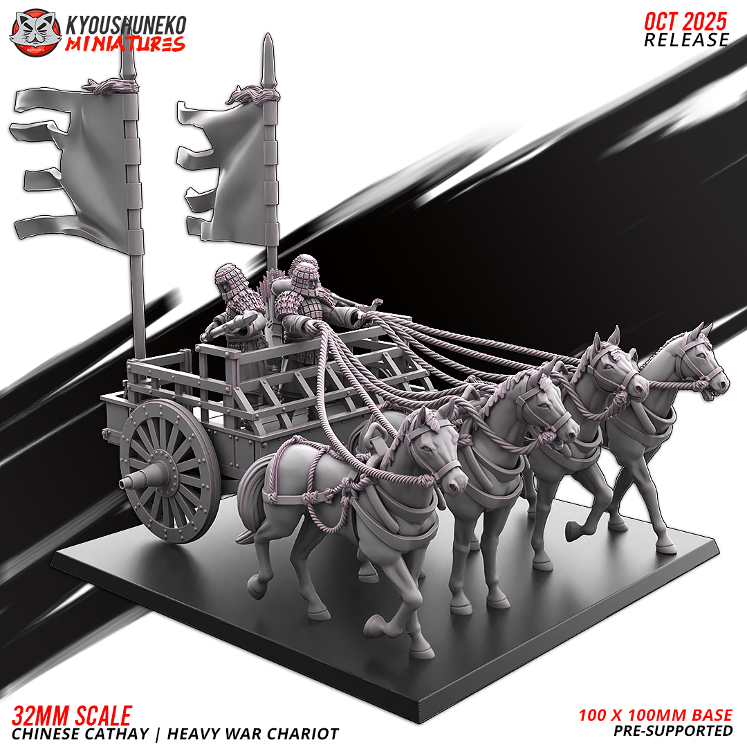 Heavy War Chariot, Chinese Cathay, Kyoushuneko Miniatures