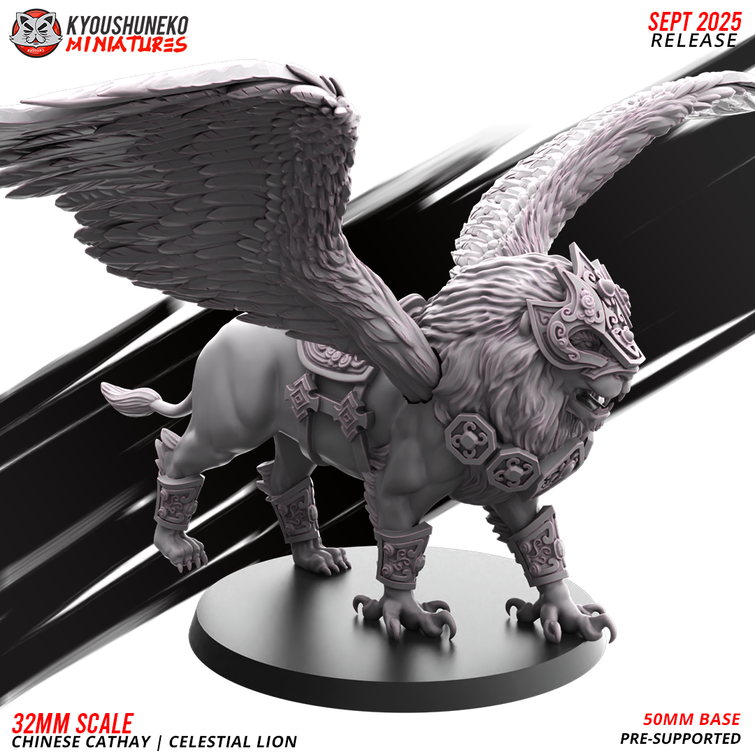 Celestial Lion, Chinese Cathay, Kyoushuneko Miniatures - Image 2
