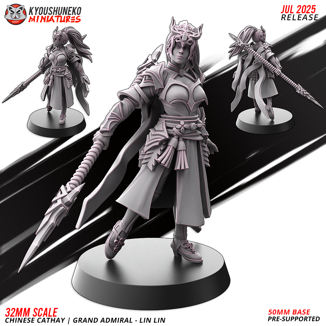 Grand Admiral Lin Lin, Chinese Cathay, Kyoushuneko Miniatures