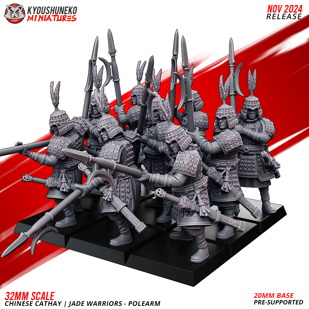 Jade Warriors - Polearm, Kyoushuneko Miniatures - Image 8