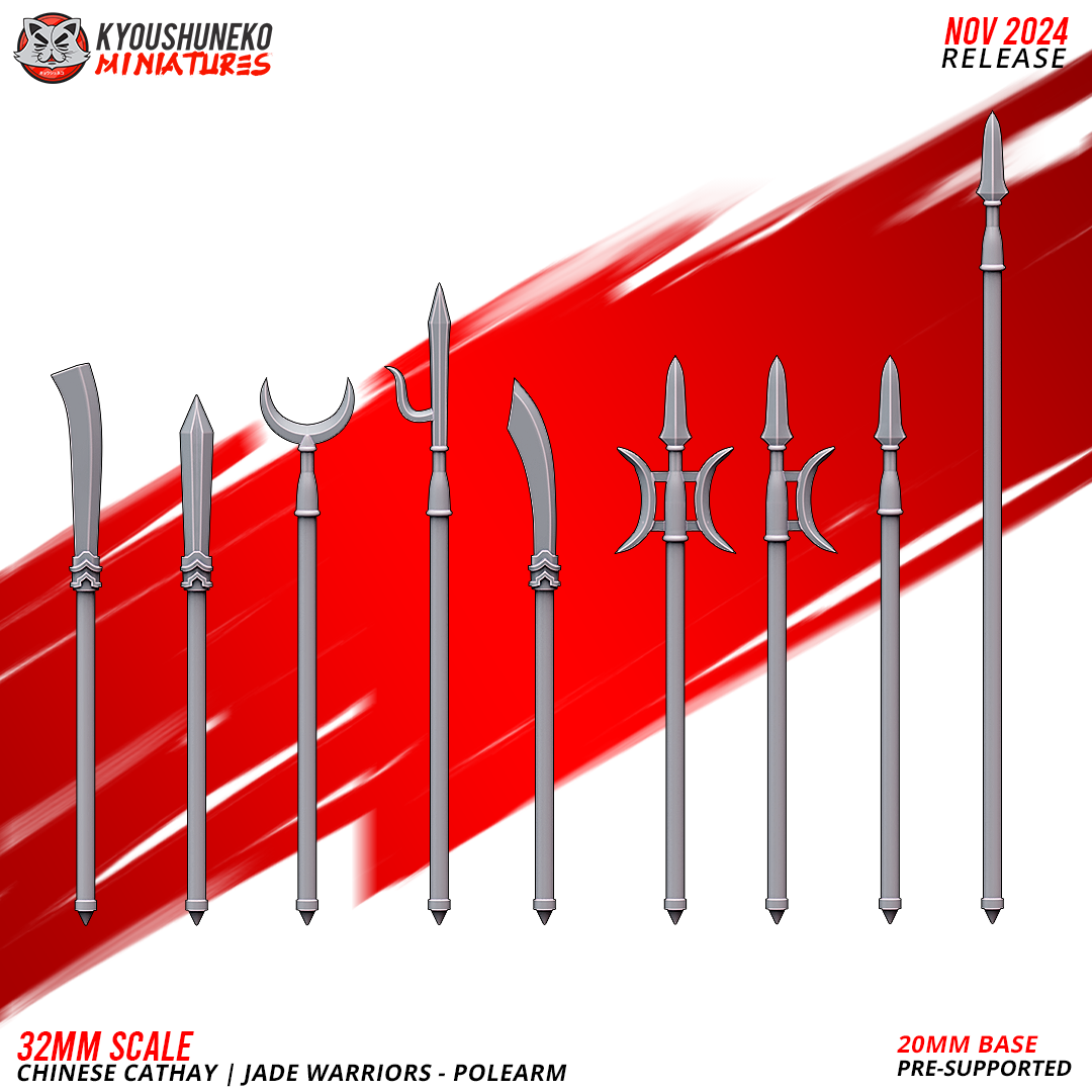 Jade Warriors - Polearm, Kyoushuneko Miniatures - Image 12