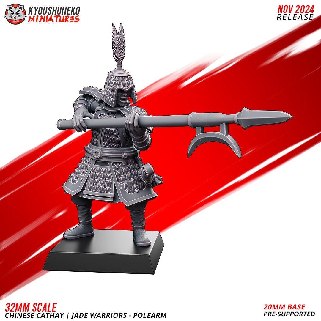 Jade Warriors - Polearm, Kyoushuneko Miniatures - Image 10