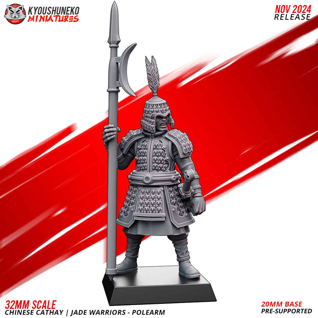 Jade Warriors - Polearm, Kyoushuneko Miniatures - Image 11