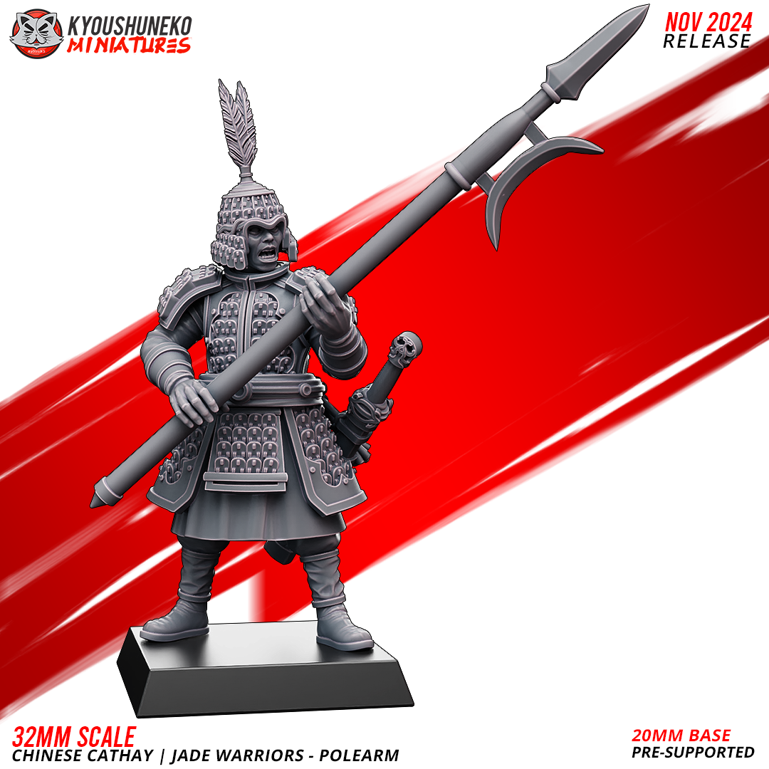 Jade Warriors - Polearm, Kyoushuneko Miniatures - Image 3