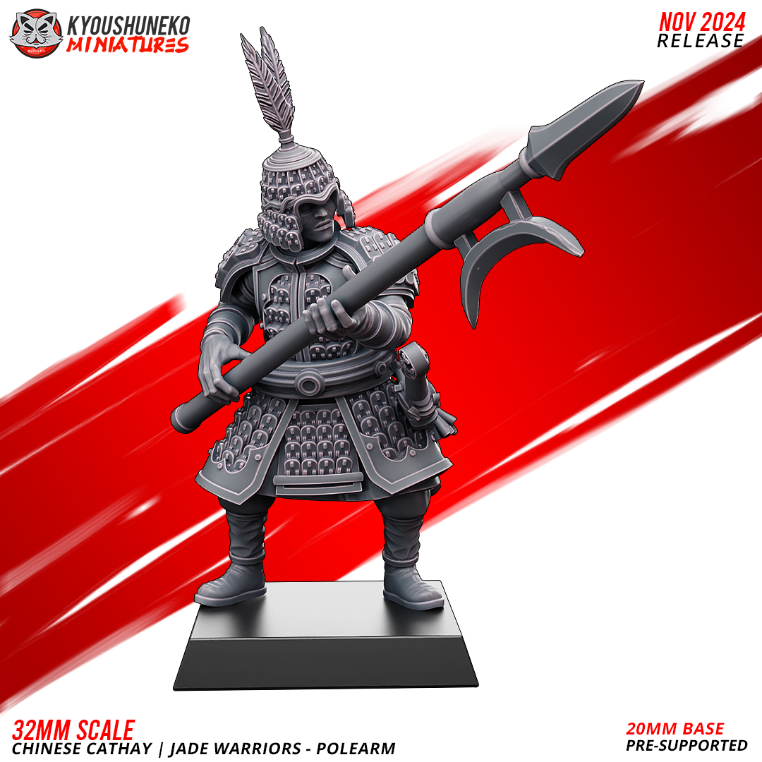 Jade Warriors - Polearm, Kyoushuneko Miniatures - Image 5