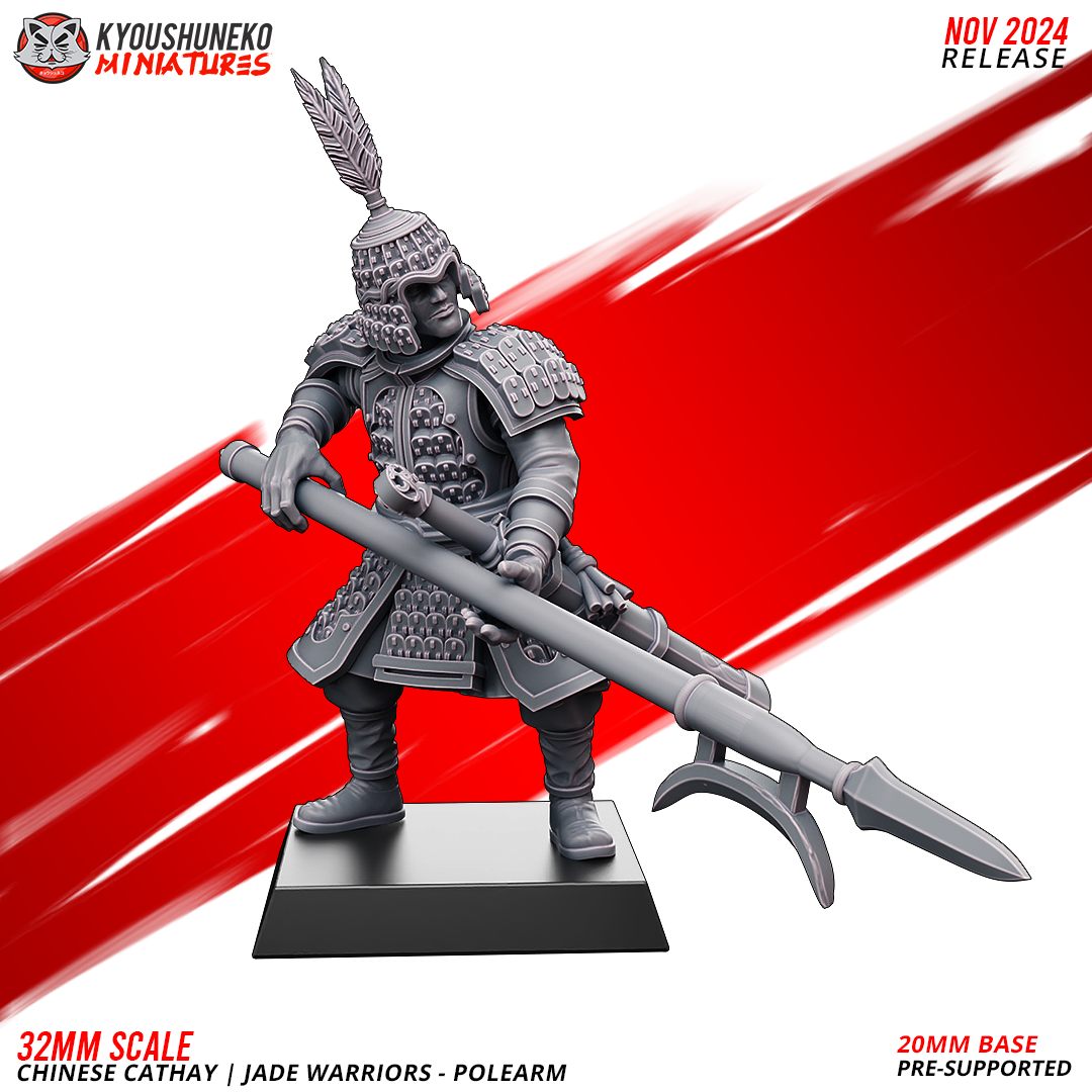 Jade Warriors - Polearm, Kyoushuneko Miniatures - Image 6