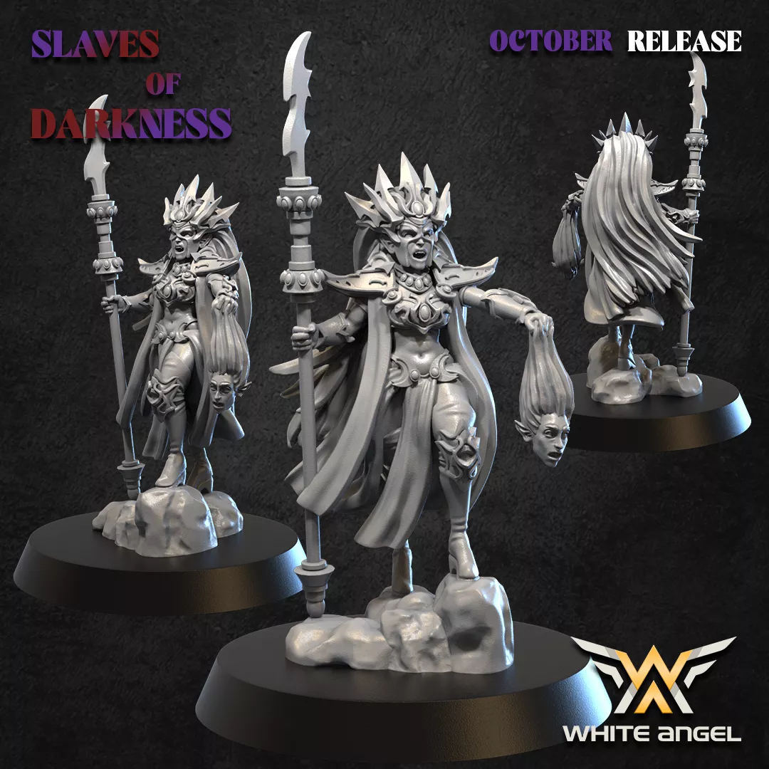 Queen of the Dark Realms of the South, Slaves of Darkness- White Angel Miniatures