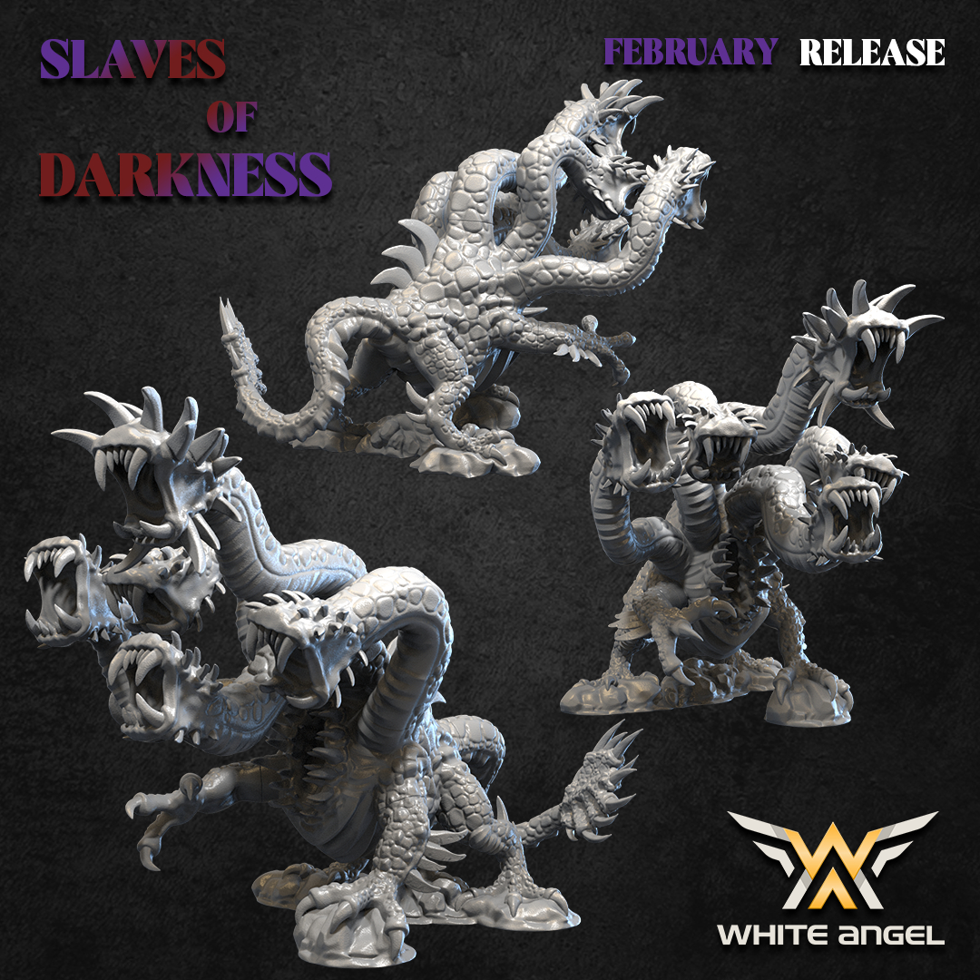 Dark Sea Monster Cartoony, Slaves of Darkness- White Angel Miniatures